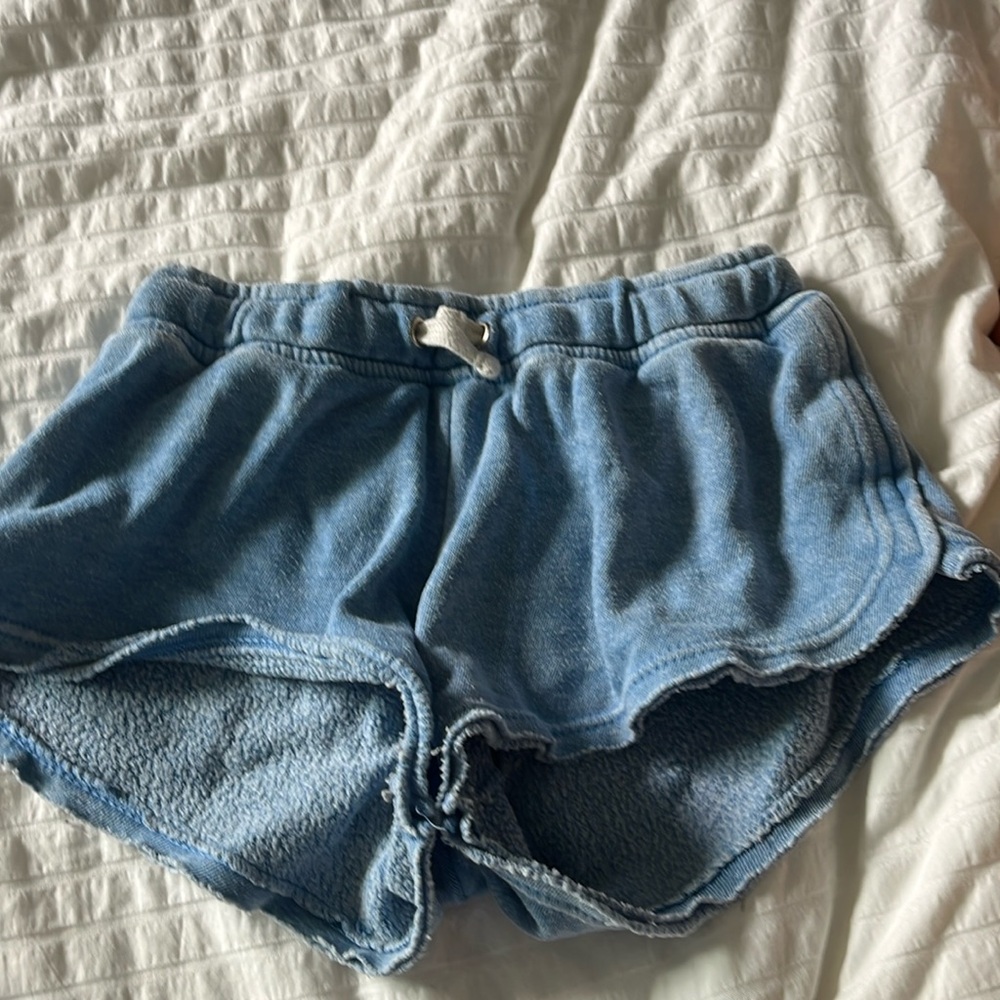Blue cozy shorts